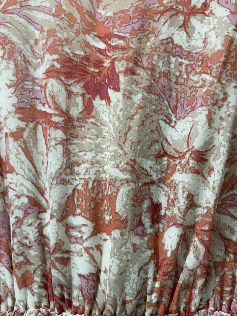 Pink Lily Blush Rust Floral High-Low Maxi Dress - Picture 3 of 4